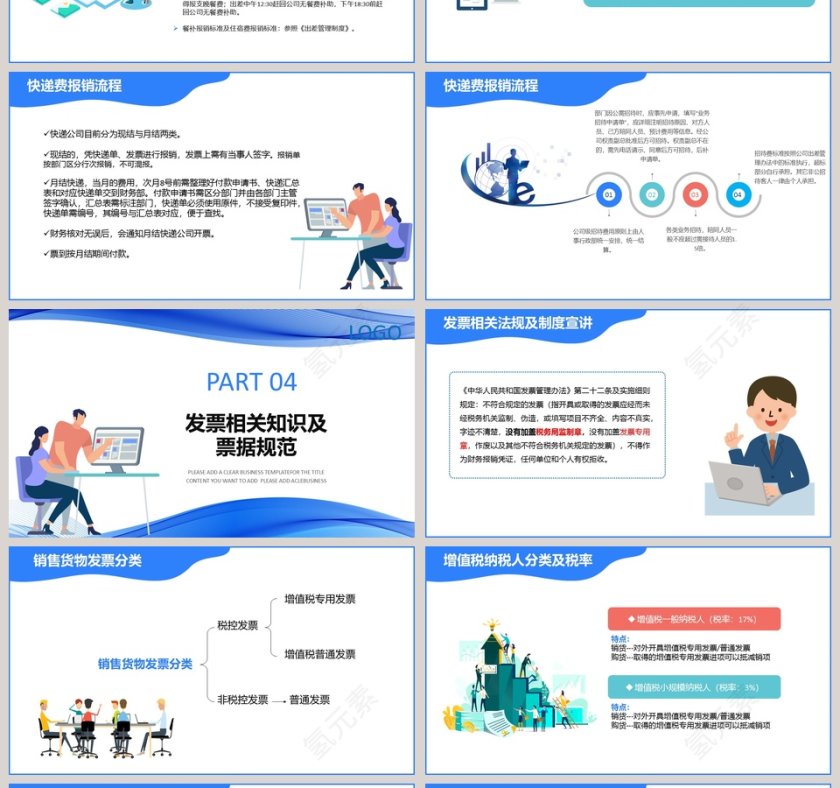 企业财务制度培训PPT模板第4张