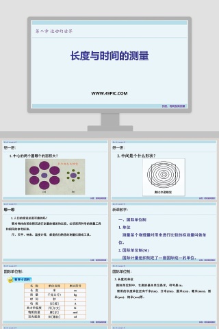 第二章 运动的世界-长度时间及其测量教学ppt课件