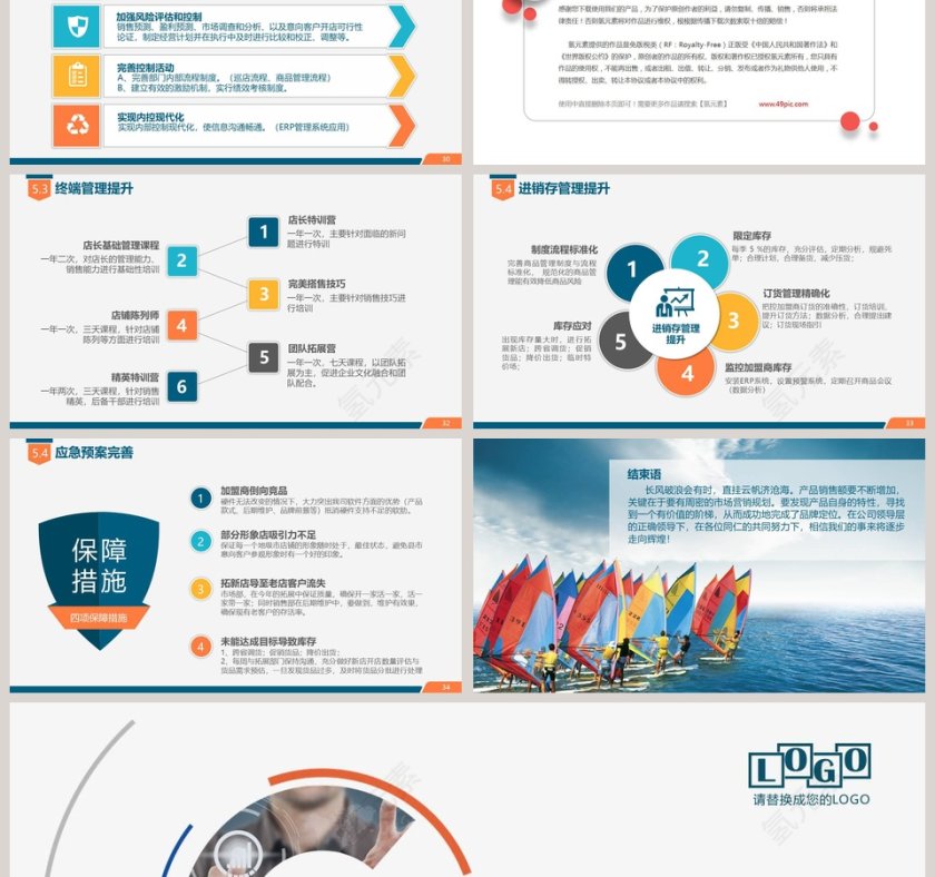 简约大气市场营销工作计划PPT模板第6张