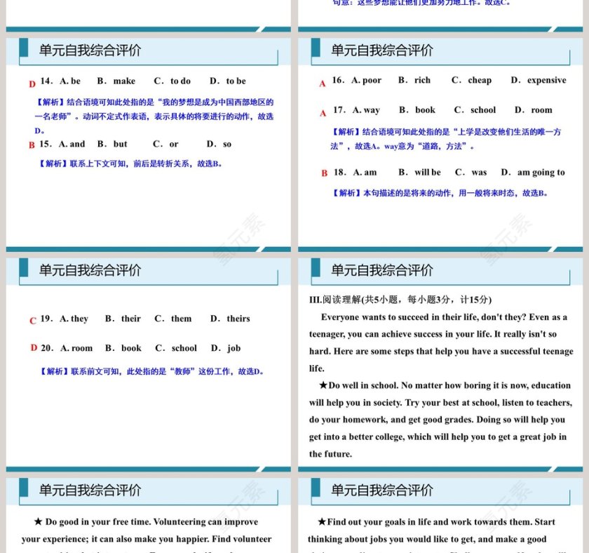 基于PPT模板的工作总结行业单元自我综合评价报告第4张