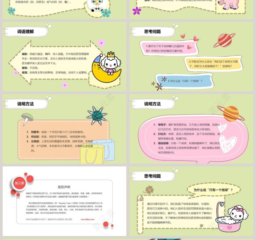课文解析只有一个地球语文课件PPT第4张