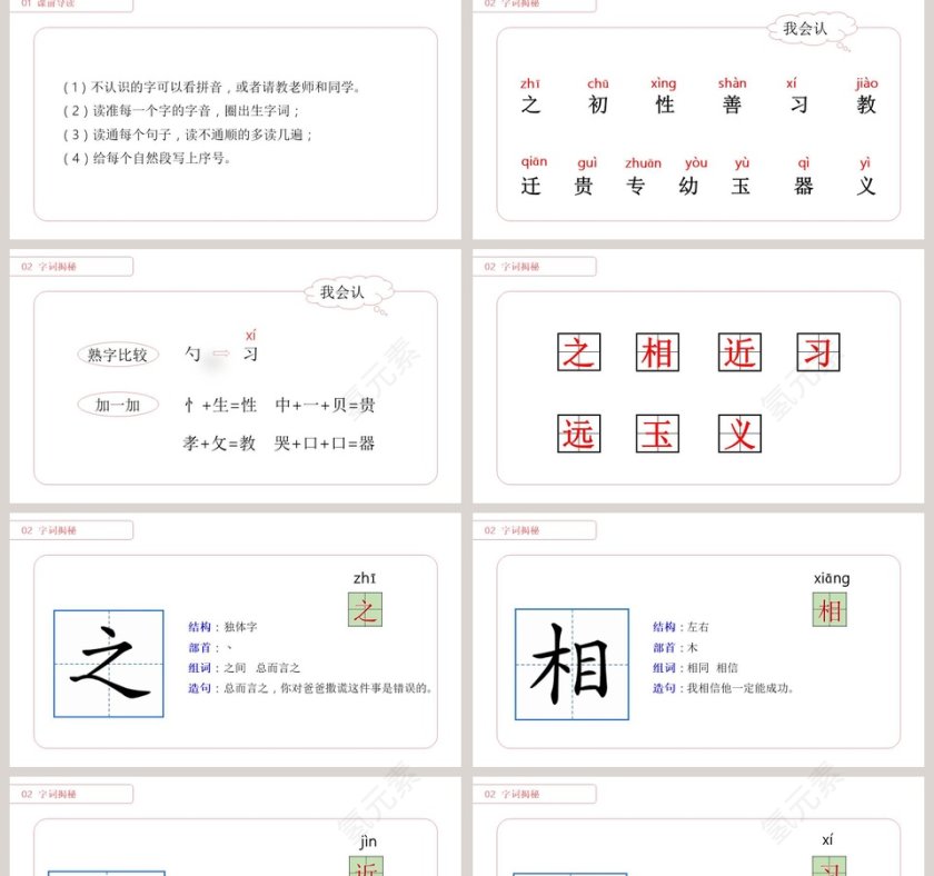 部编版一年级下册语文人之初PPT课件第2张