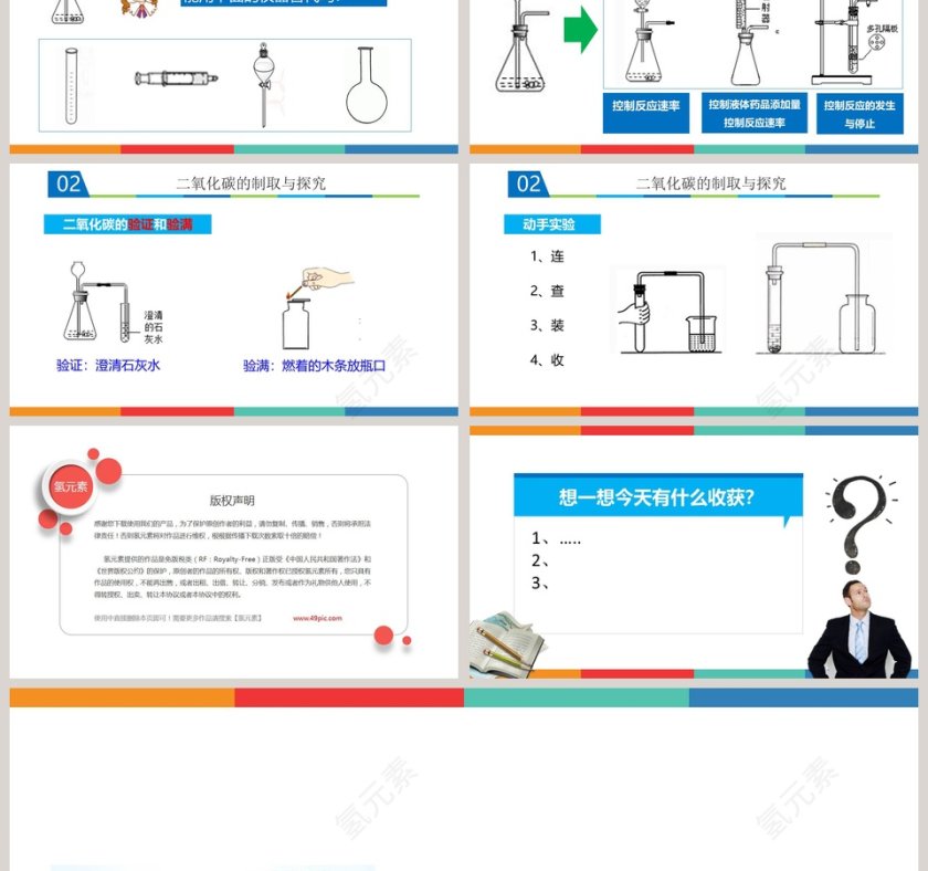 二氧化碳的制取探究报告PPT模板第3张