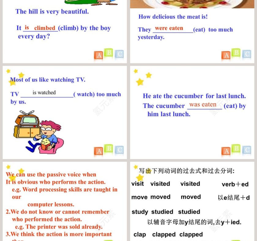 Unit7Intemational charitiesGrammar 1 PPT模板第3张