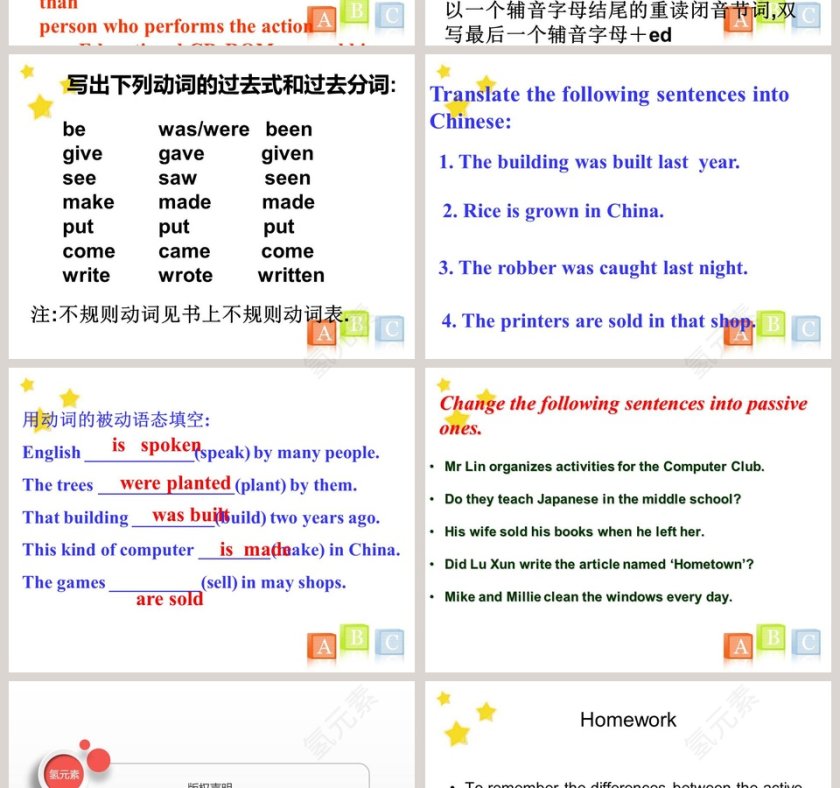 Unit7Intemational charitiesGrammar 1 PPT模板第4张