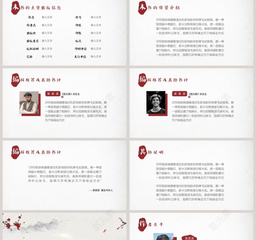 读书报告ppt模板第2张