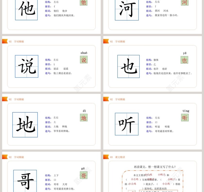 BY YUSHEN-某某实验小学教学ppt课件第3张