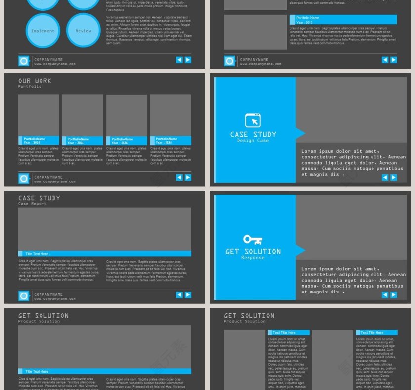 精美时尚设计商业计划书PPT模板第3张