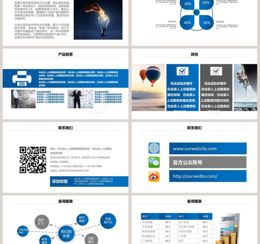 公司企业简介暨产品推广宣传PPT商业计划书PPT第6张