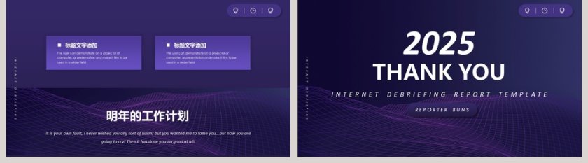 互联网述职报告PPT第5张