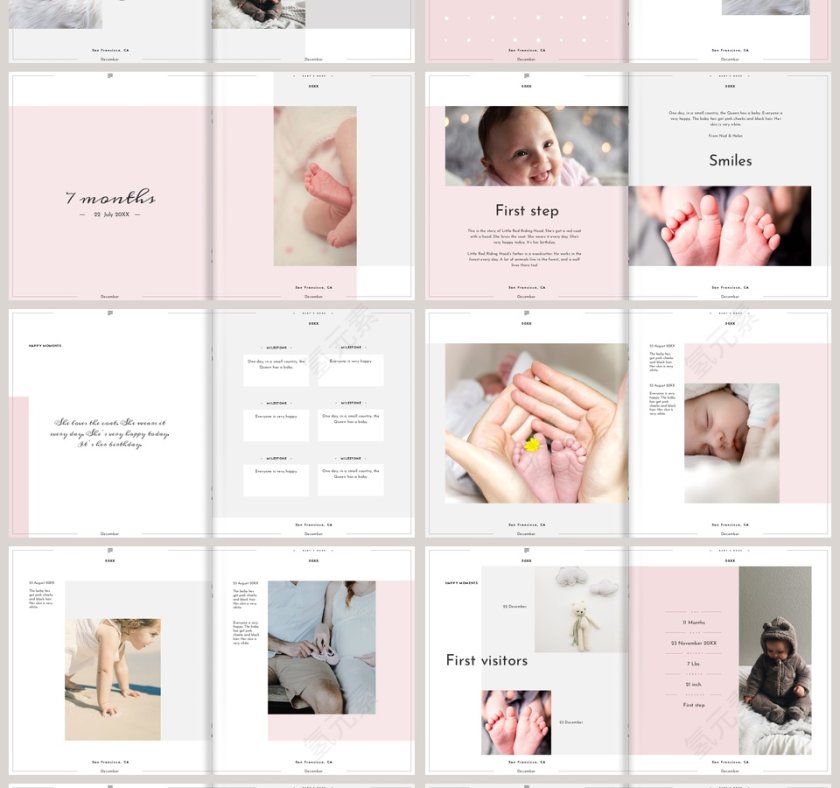 baby成长画册PPT第4张