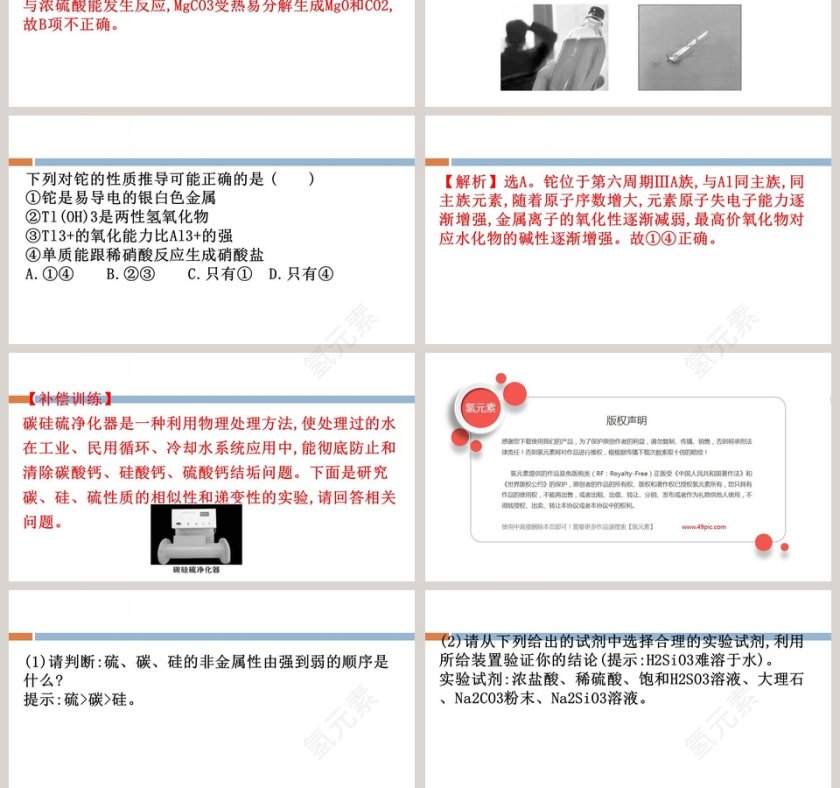 第1章原子结构元素周期律PPT模板第19张