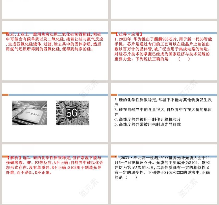 第1章原子结构元素周期律PPT模板第7张