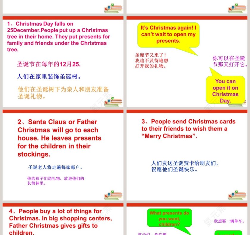 圣诞节PPT模板大全 - Christmas主题幻灯片设计模板第4张