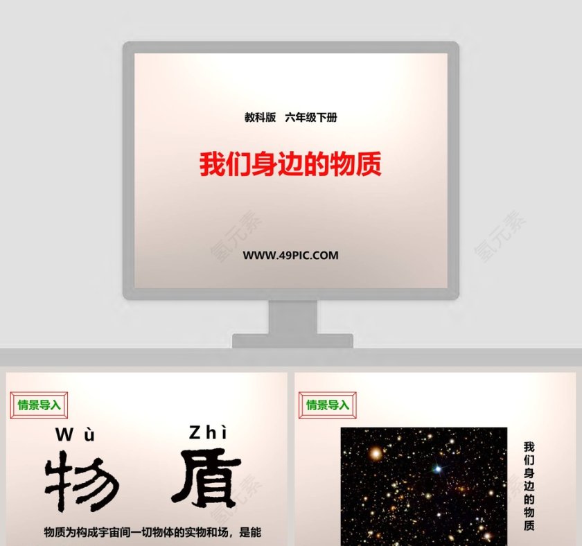 教科版   六年级下册-我们身边的物质教学ppt课件第1张