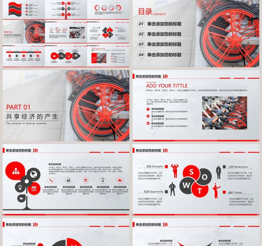 共享经济共享单车市场调研分析报告模板第2张