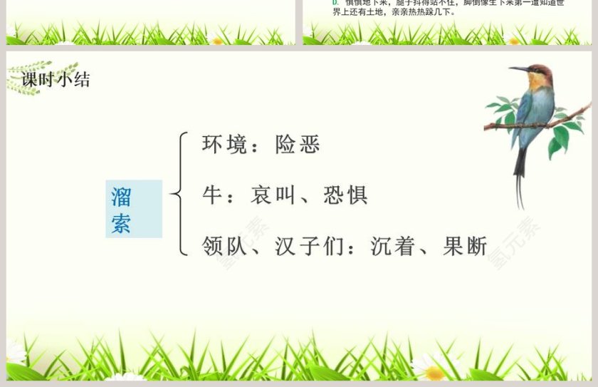 课文解析溜索语文课件PPT第4张