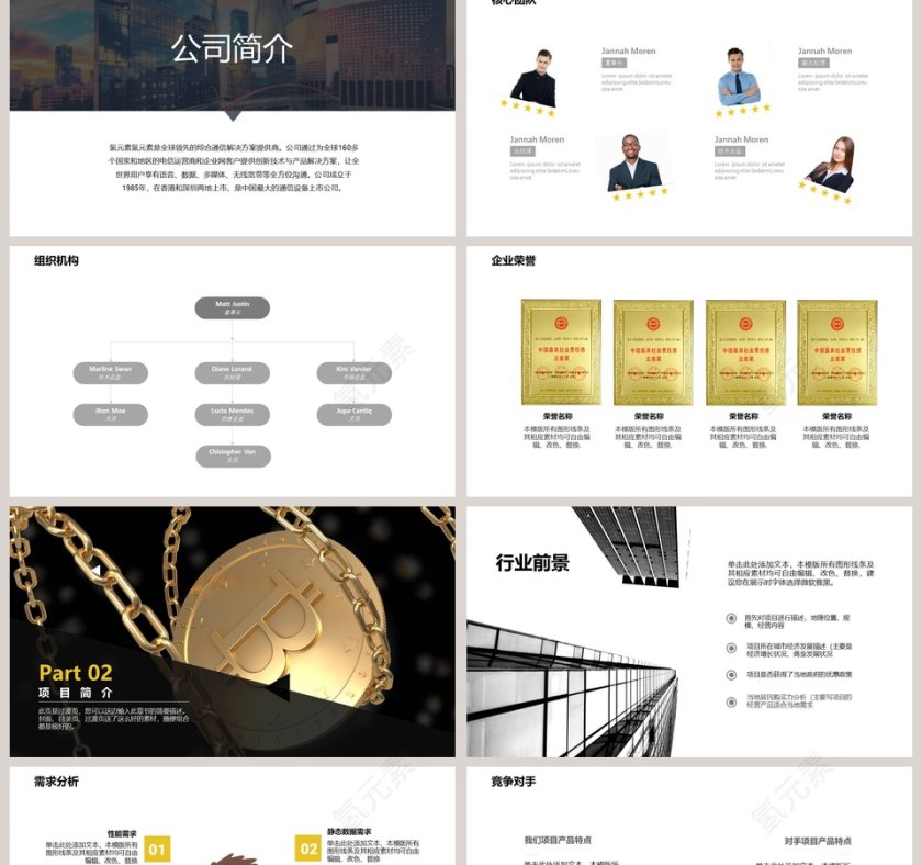 区块链项目融资计划ppt第2张