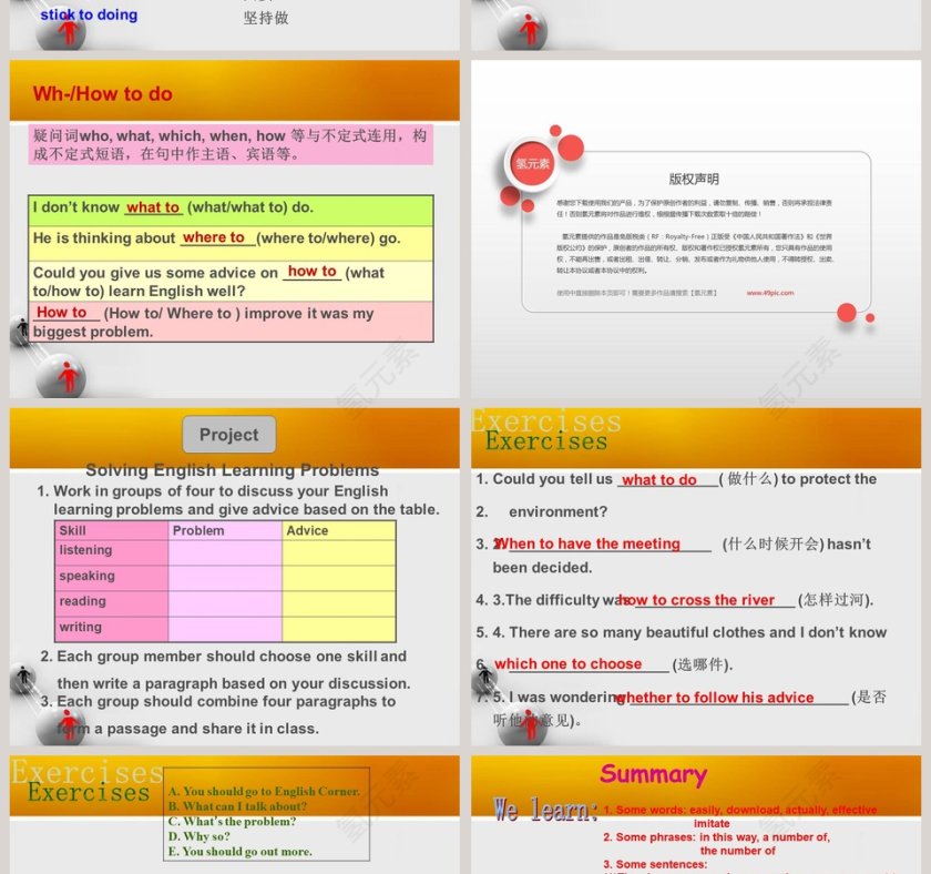 Unit 3 Topic 3-Could you give us some advice on how to learn English well教学ppt课件第4张
