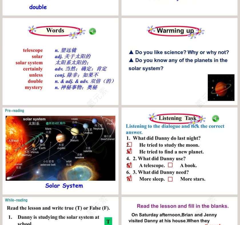 Planet Danny-Unit  5  Look into Science教学ppt课件第2张