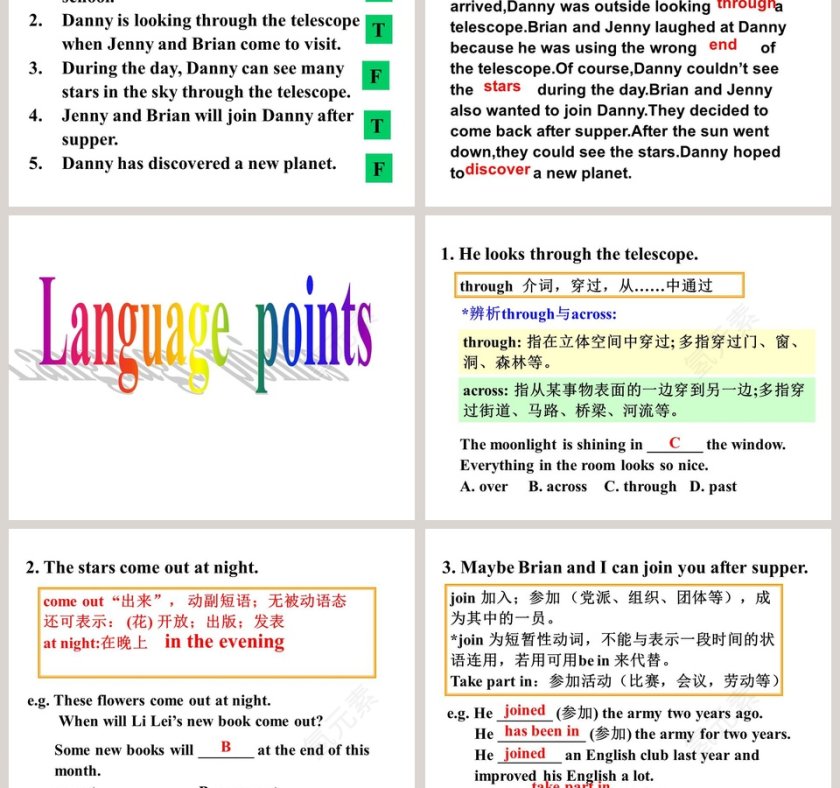 Planet Danny-Unit  5  Look into Science教学ppt课件第3张