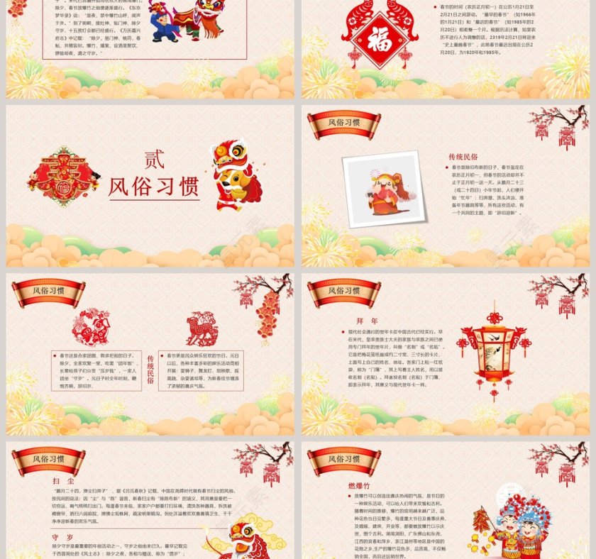 春节传统文化习俗ppt第3张