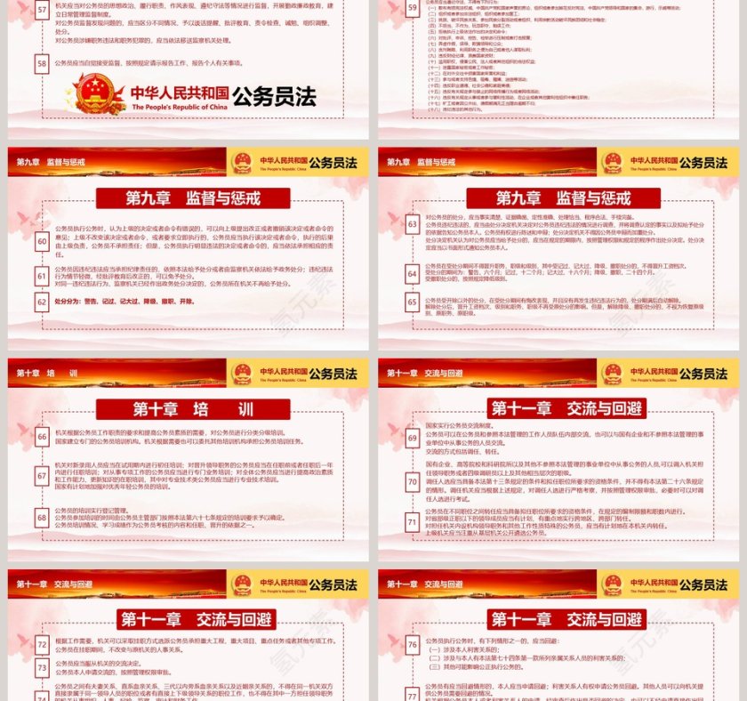 中华人民共和国公务员法PPT第9张