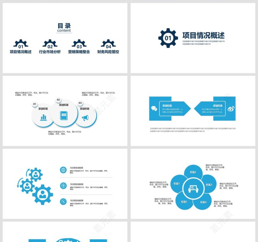 商务科技创业计划商业计划书PPT第2张
