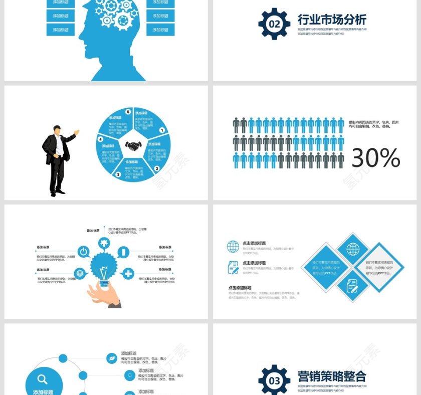 商务科技创业计划商业计划书PPT第3张