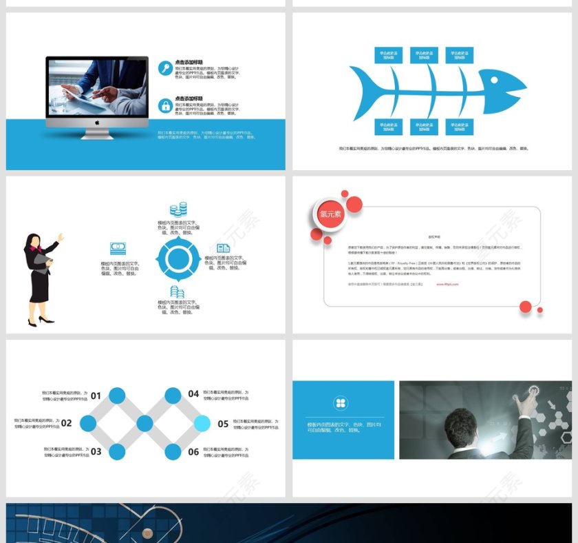 商务科技创业计划商业计划书PPT第5张