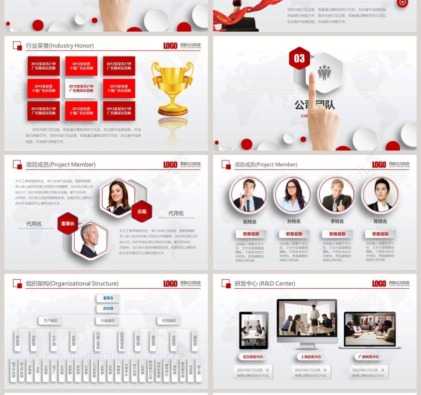2018公司介绍产品宣传PPT模板企业简介介绍PPT 第4张