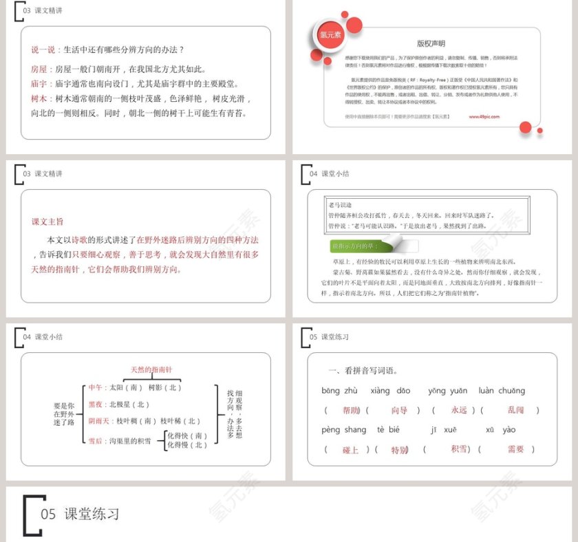 二年级下册语文要是你在野外迷了路PPT课件第5张
