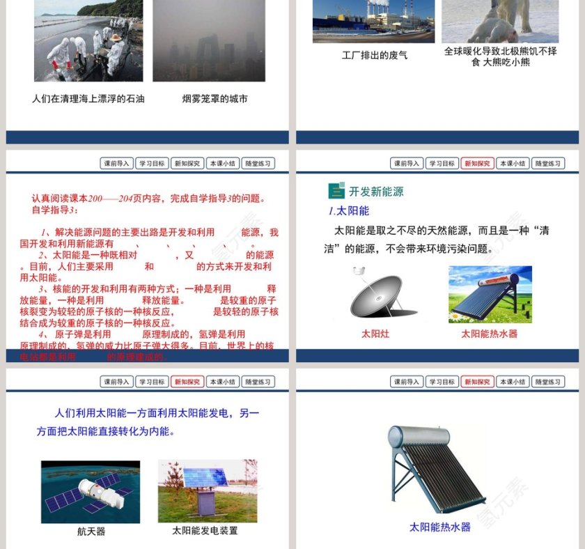 第二节  能源的开发和利用-第二十章  能源材料与社会教学ppt课件第3张