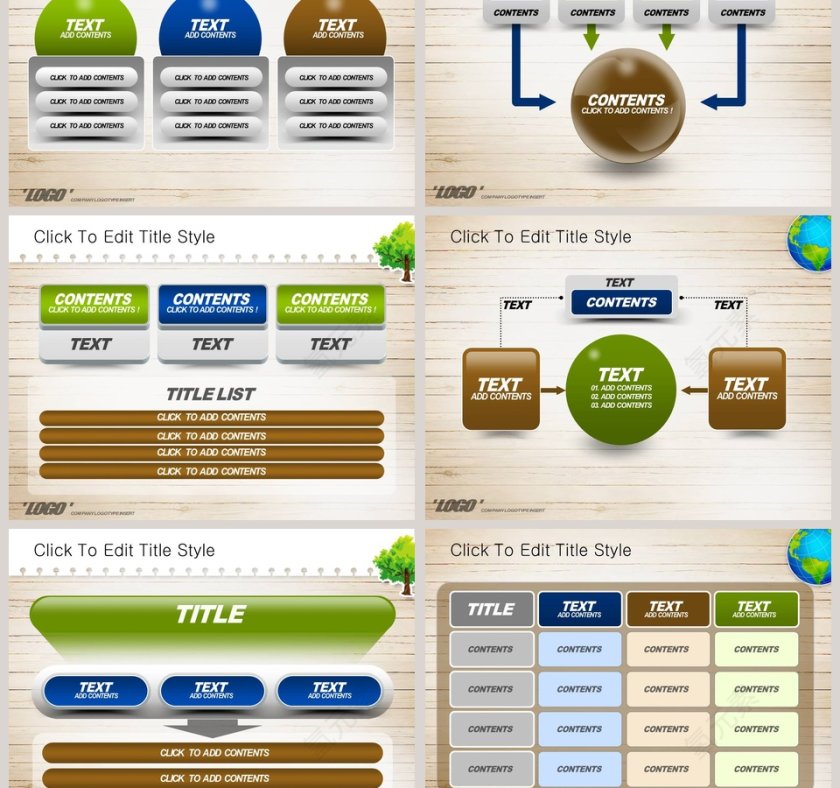 卡通工作总结通用PPT模板第3张
