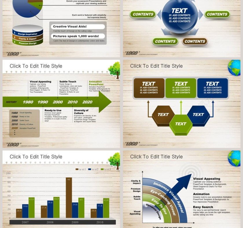 卡通工作总结通用PPT模板第5张