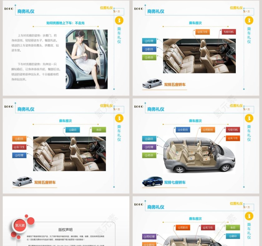 员工入职培训实用礼仪培训PPT模板第16张