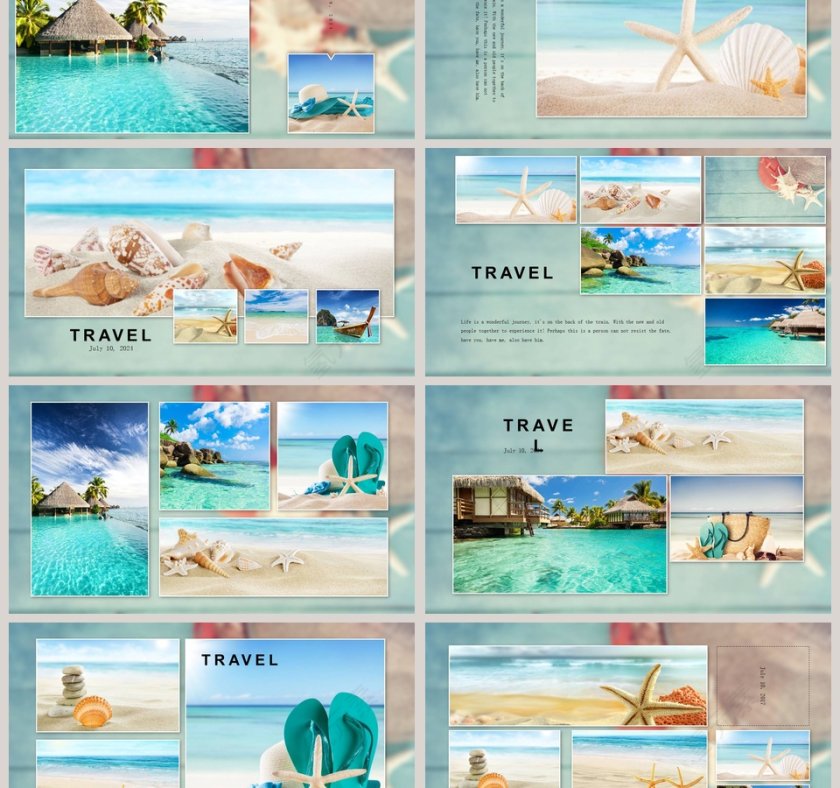 海洋卡通PPT模板第3张