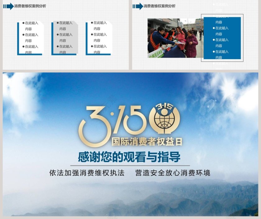  315消费者权益日PPT第5张