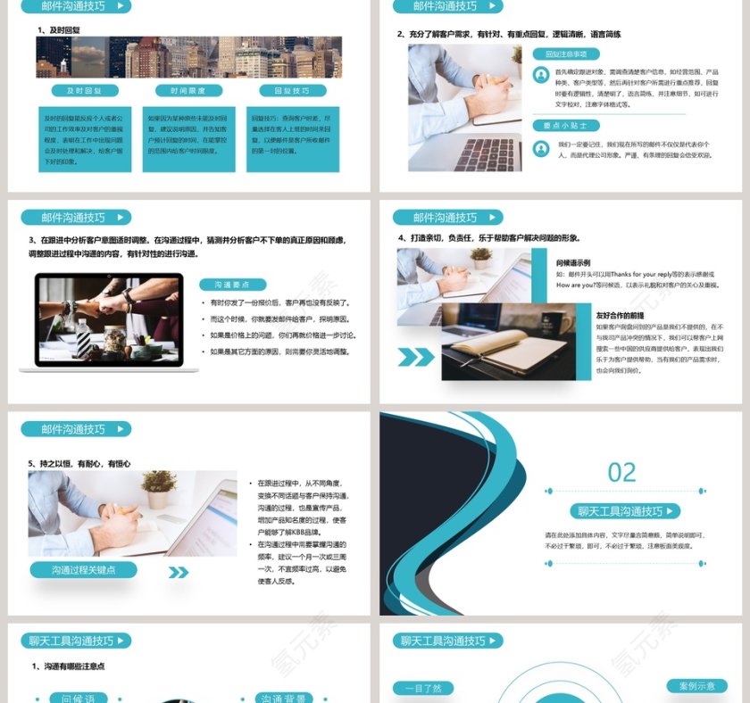 员工培训线上沟通技巧培训PPT模板第2张