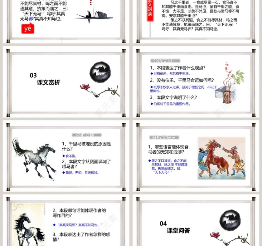 课文解析马说语文课件PPT第3张