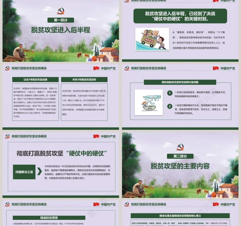 精准扶贫ppt  第2张