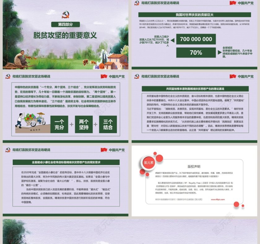 精准扶贫ppt  第5张