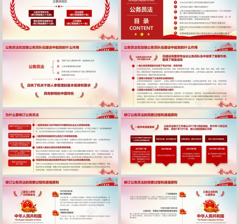 中华人民共和国公务员法PPT第3张