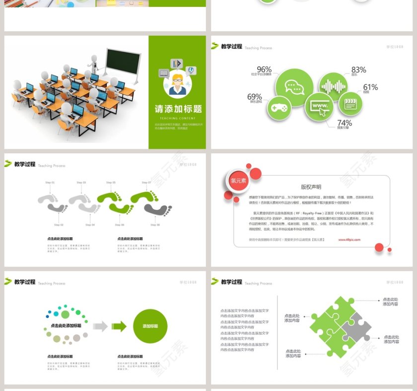 教师公开课说课PPT模板第4张