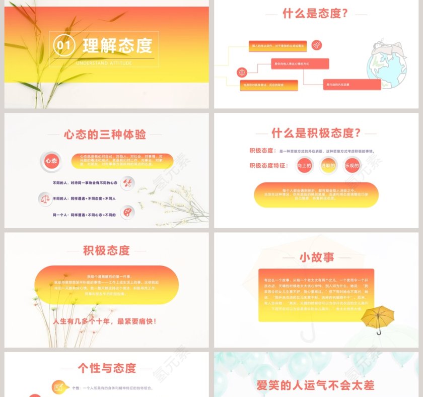 态度决定一切ppt第2张