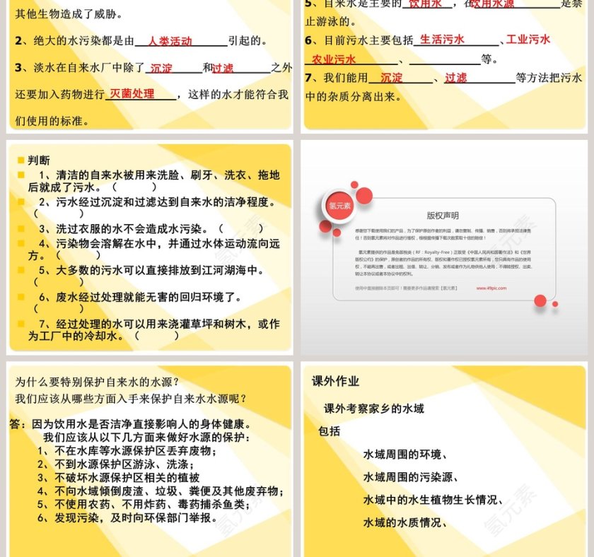 污水和污水处理教学ppt课件第7张