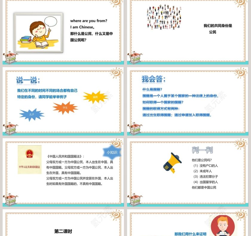 3公民意味着什么在教育培训中的应用 - kostenlose PPT模板下载第2张