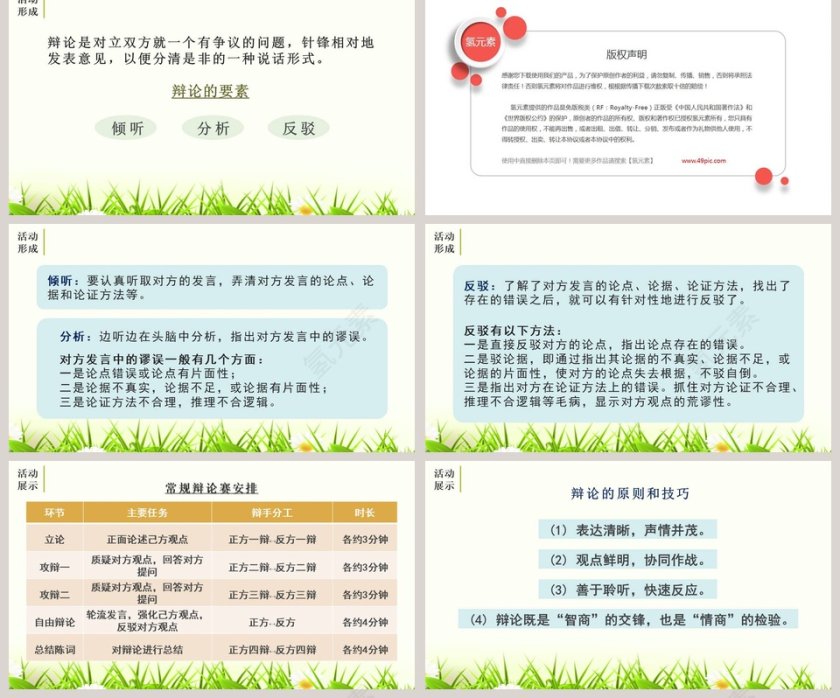 简约口语交际辩论PPT第2张