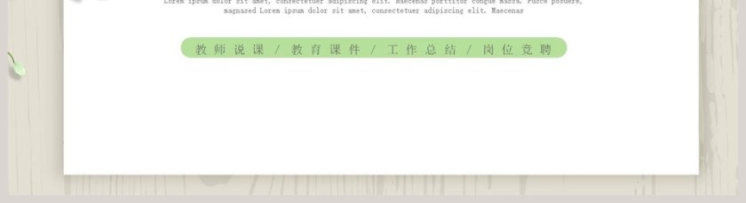 白色简约教师教育教学说课PPT模板第5张