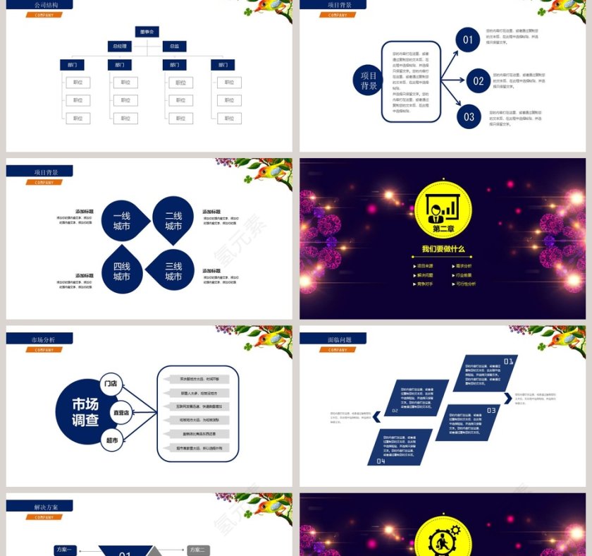 框架完整实用大气企业简介企业介绍PPT第2张